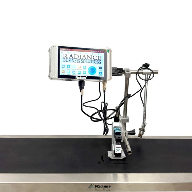 Radiance 7 Inch Online TIJ 25.4mm Printer with Single Head (Without Conveyor)
